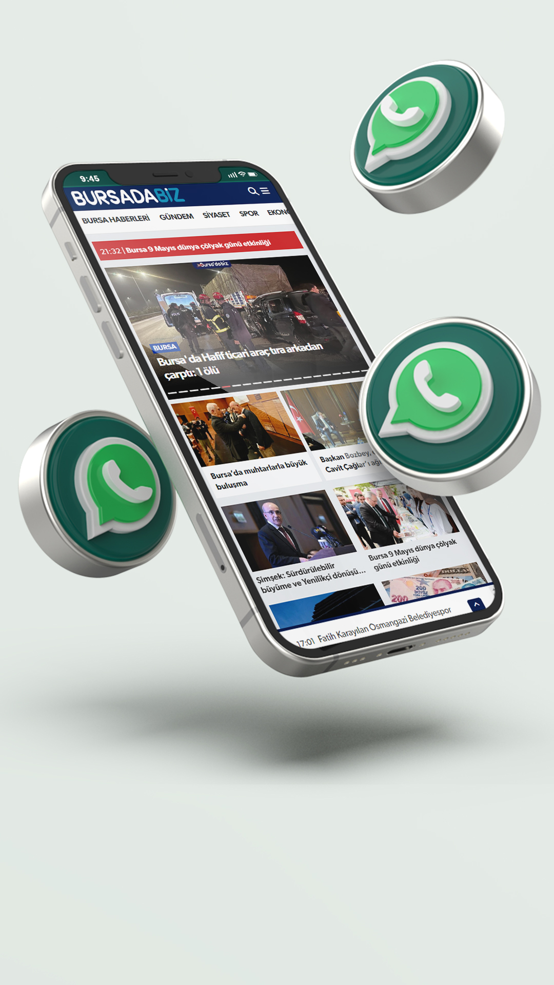 Bursada Biz Whatsapp Ihbar Hatti
