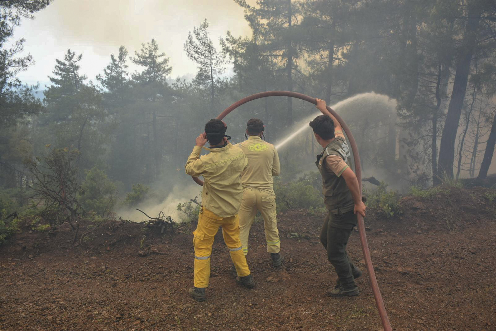 Orhaneli’deki Kızılçam Orman Yangını Kontrol Altına Alındı (9)