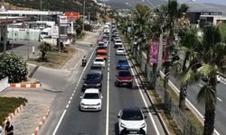 Bodrum'a 1 gün içinde 20 bin araç giriş yaptı