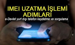 IMEI uzatma işlemi nasıl yapılır, kayıt ücreti ne kadar? e-Devlet yurt dışı telefon kaydetme ve sorgulama!