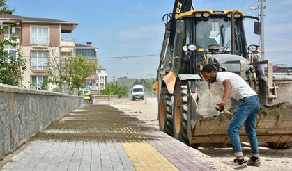 Mustafakemalpaşa'da Üstyapı Çalışmaları Hız Kesmiyor