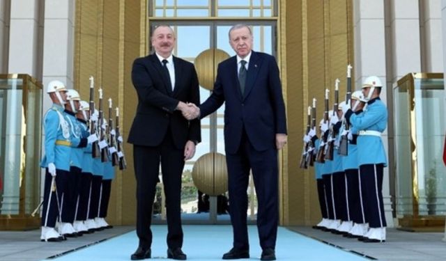 Aliyev Beştepe'de Erdoğan'la görüştü