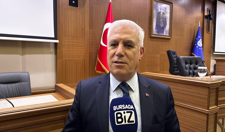 Başkan Bozbey, Meclis toplantısı sonrası Bursada Biz'e konuştu