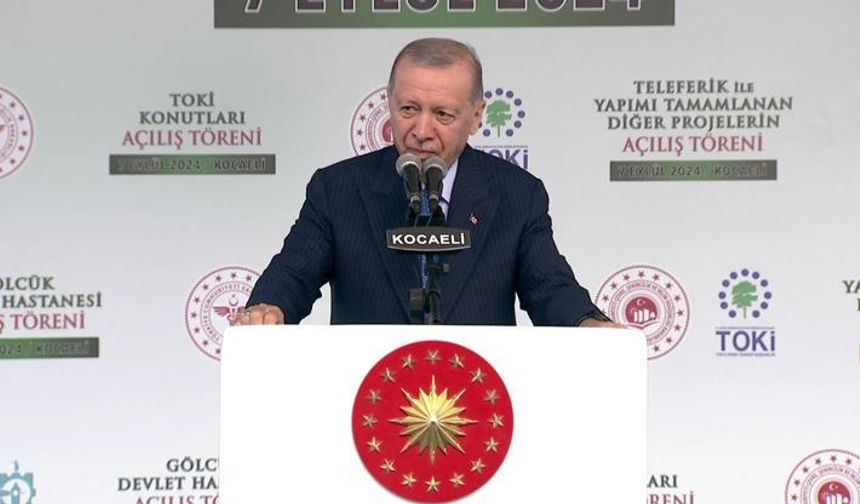 SON DAKİKA | Cumhurbaşkanı Erdoğan Kocaeli'de toplu açılış töreninde konuşuyor